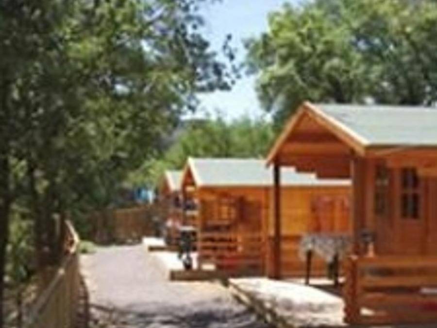 Camping Bungalowpark Isabena - Chalet 2 personen - Houten hut (zonder keuken of badkamer) 2/4 pers, foto 6