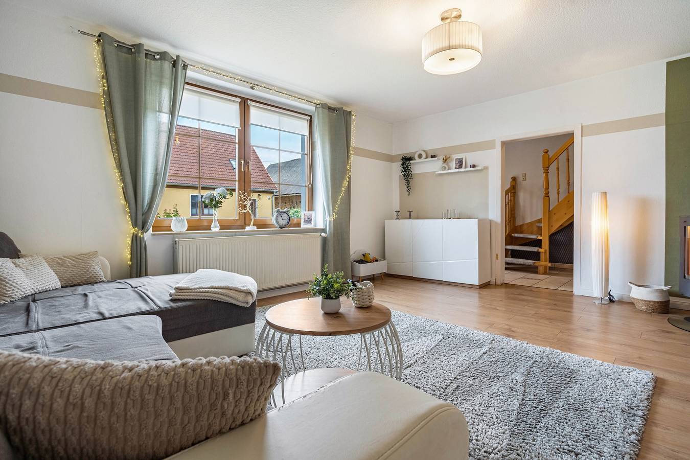 Ganze Wohnung, Apartment „Idyllisches Dorfhaus vor Usedom“ mit privatem Pool, Terrasse & Wlan in Gützkow, Vorpommern Greifswald