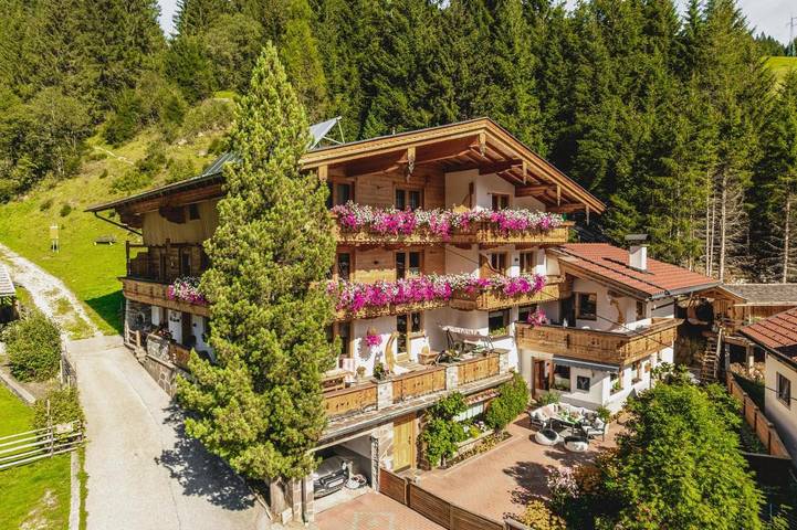 BnB für 4 Personen, mit Sauna und Ausblick sowie Garten, mit Haustier im Zillertal - 2
