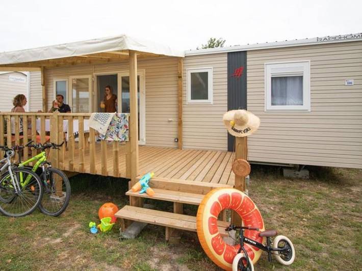 Mobil home pour 4 personnes, avec bassin pour enfant à Préfailles - 2