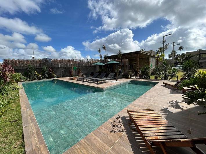 Casas e apartamentos de temporada para 4 pessoas, com jardim e vista e ainda piscina, com animais de estimação em Porto de Pedras