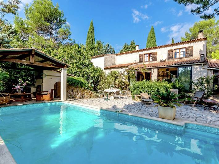 Maison de vacances pour 5 personnes, avec piscine ainsi que terrasse et jardin - 1