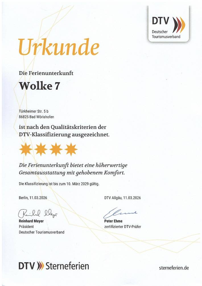 Ganze Ferienwohnung, Sterne-Fewo-80qm- mit Balkon in 86825 Bad Wörishofen (Zentrum-Kurzone 1) in Bad Wörishofen, Bayerisch Schwaben