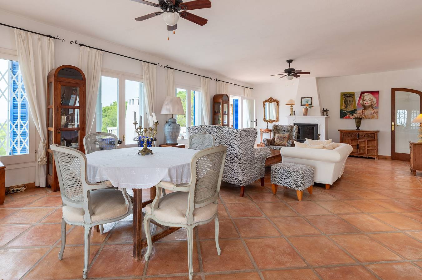 Villa "Renate" mit Meerblick, Privatem Pool & Wlan in Cala d´Hort, Sant Josep de sa Talaia