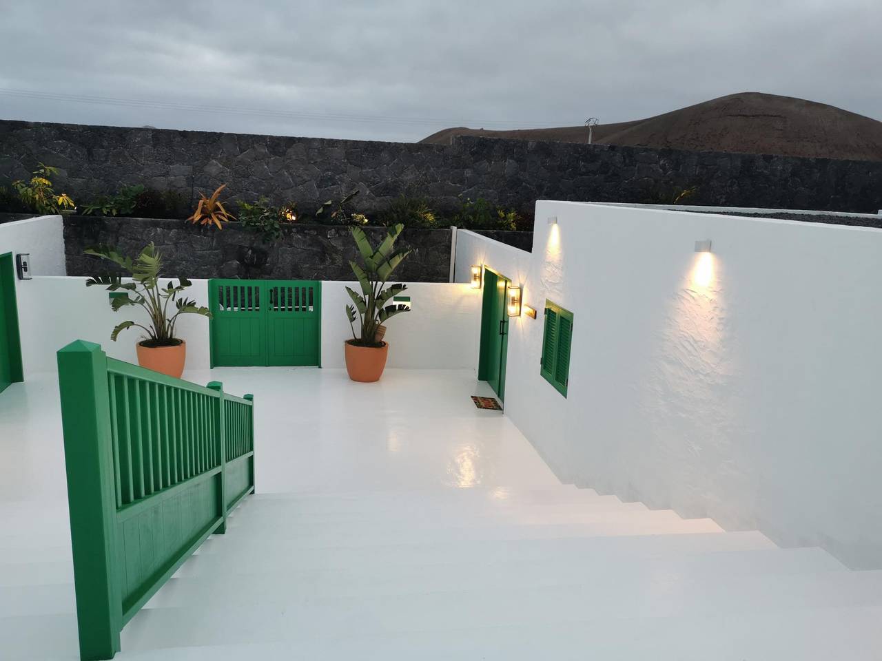 Villa rurale de deux chambres avec piscine, jacuzzi in Tiagua, Teguise