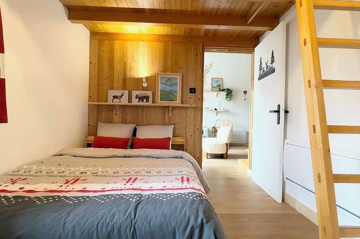 Appartement entier, Le Refuge, tout confort au pied des pistes en Rdc in Lamoura, Parc naturel régional du Haut-Jura