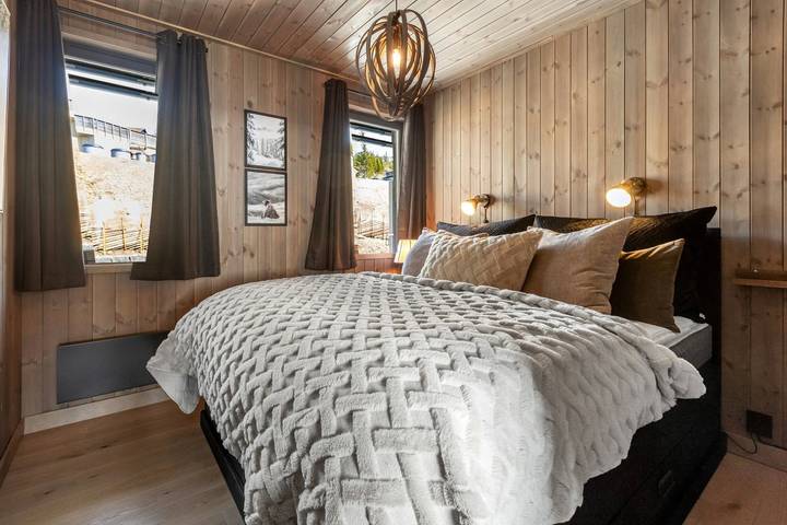 Ganze Wohnung, Ferienwohnung für 6 Personen mit Balkon in Hafjell, Øyer