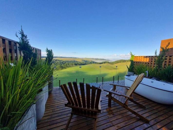 Casas e apartamentos de temporada para 4 pessoas, com balcão e jardim, com animais de estimação em Cambará do Sul