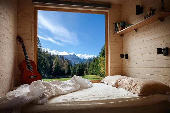 Casa vacanza per 2 persone, con Terrazza e Giardino nonché Panorama a Sauris