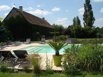 Gîte pour 6 personnes, avec terrasse à Migné