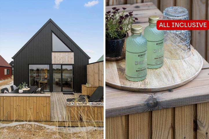 Feriehus for 4 personer, med terrasse i Hvide Sande
