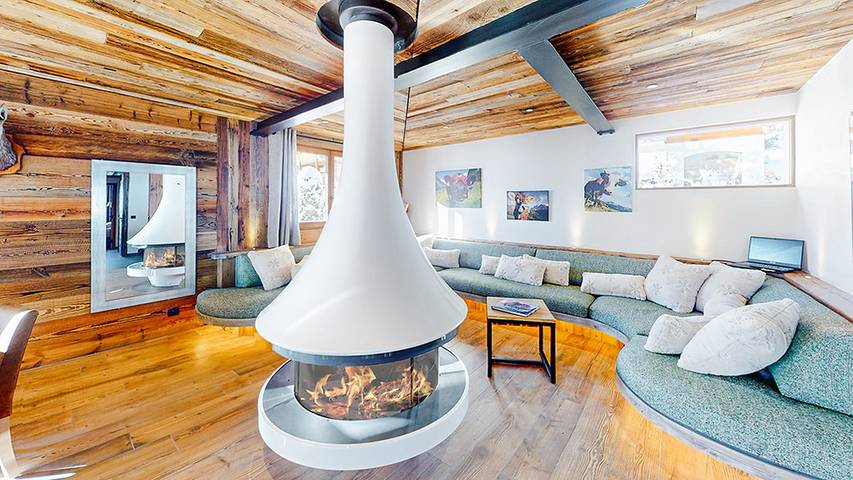 Chalet pour 14 personnes, avec sauna ainsi que balcon et vue dans Chinaillon - 3