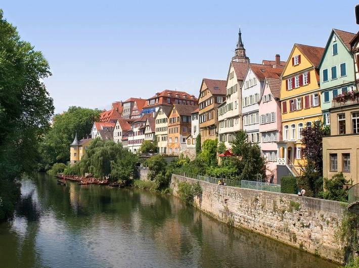 Hotel Am Schloss - Single room, 16sqm, with shower and Wc in Tubinga, Neckar-Alb
