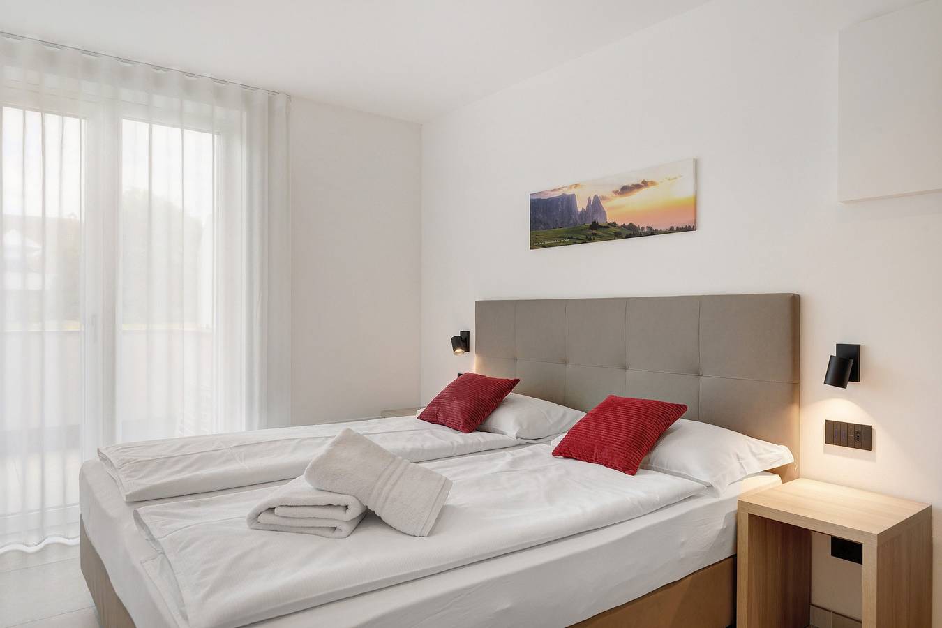 Ganze Wohnung, Bike Apartments Curti "Abendrot" mit Sonnenterrasse & Alpenpanorama in Leifers, Fleimstaler Alpen