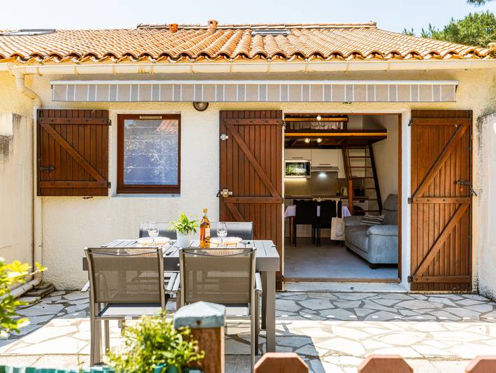 Maison de vacances pour 4 personnes, avec jardin et terrasse dans La Palmyre