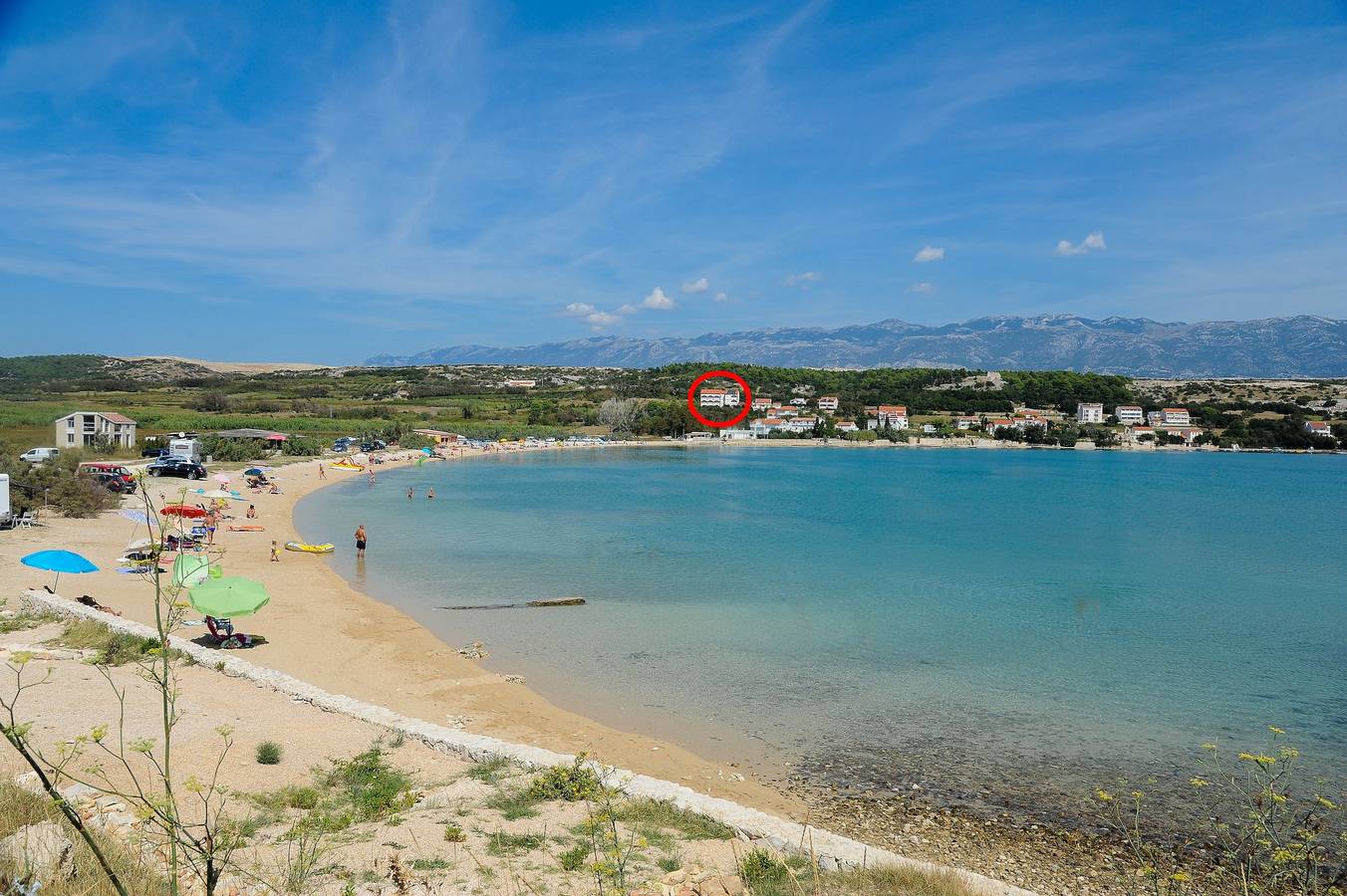 Entire apartment, Studio flat with terrace and sea view Caska, Pag As-4109-a in Novalja, Pag Island