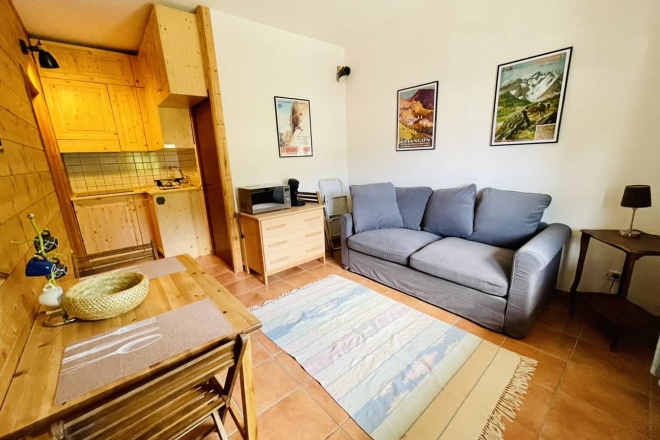 Entire studio, Gîte Studio With Terrace Close To The City! in Briançon, Serre Chevalier