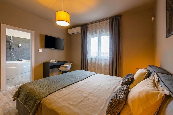 Neue Design Villa, in grünen herzen von Istrien, ideal für Familienurlaub in Barban, Südküste Istrien