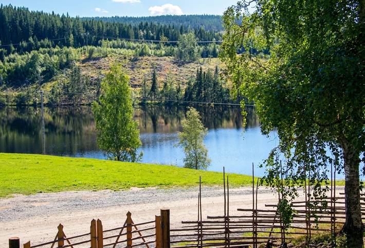 Urlaub an der Hohen Küste am See Viksättsjön in Ullanger, Angermanland