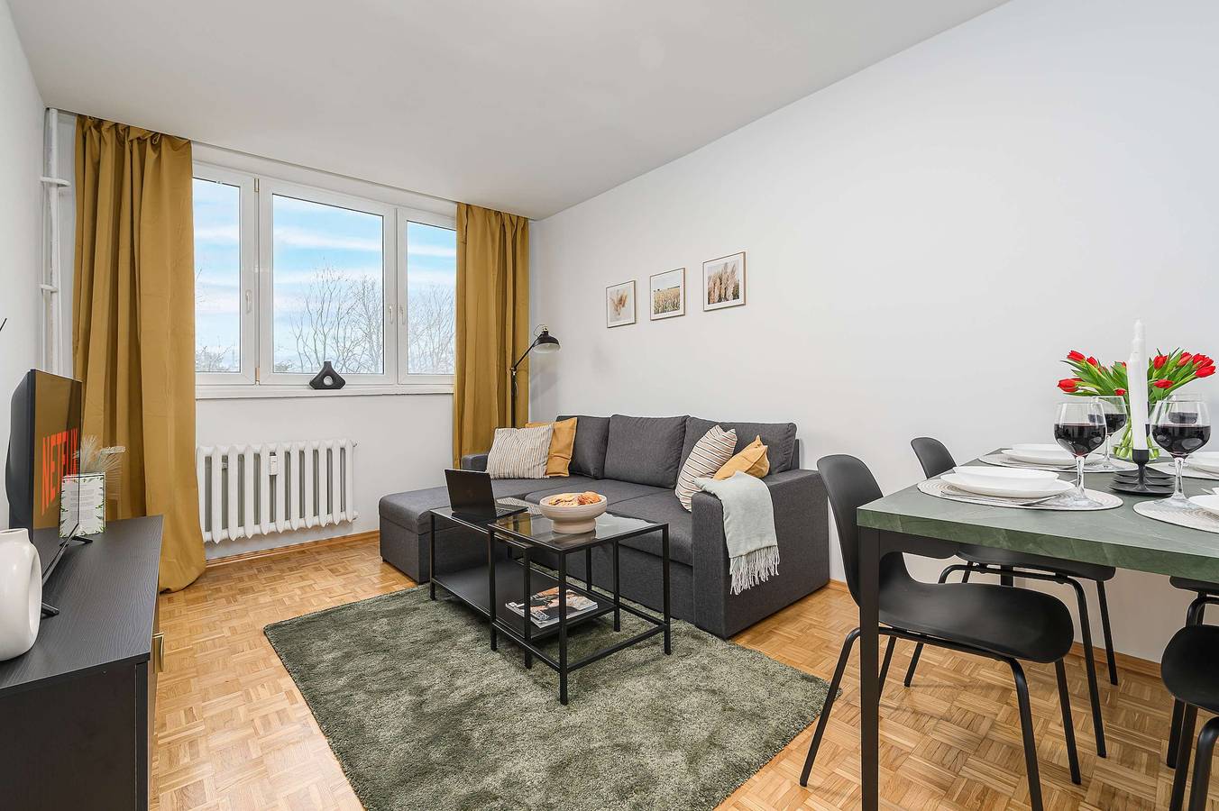 Cały apartament, Lumina bright apartment near Łazienki Królewskie in Mokotów, Warszawa