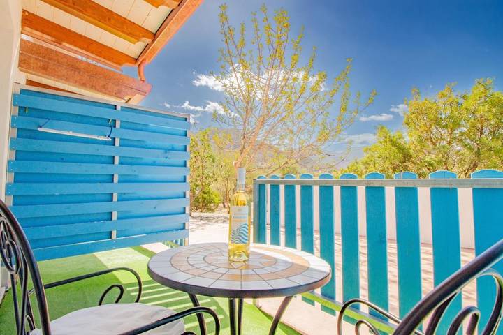 Lodge for 2 people, with Terrace and Garden as well as View in Sardinia