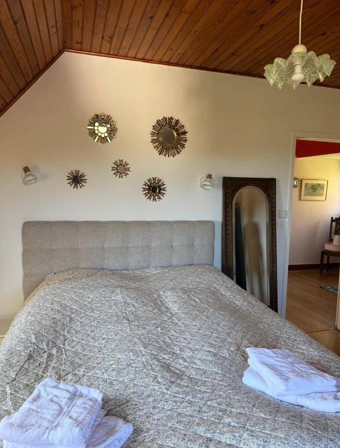 Location de vacances pour 8 personnes, avec vue et jardin, animaux acceptés à Le Cloître-Saint-Thégonnec - 2