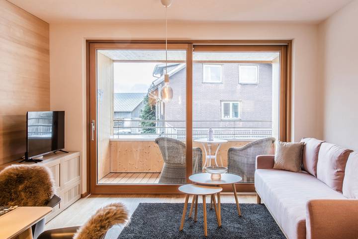 Ferienwohnung für 4 Personen, mit Balkon in Au - 3