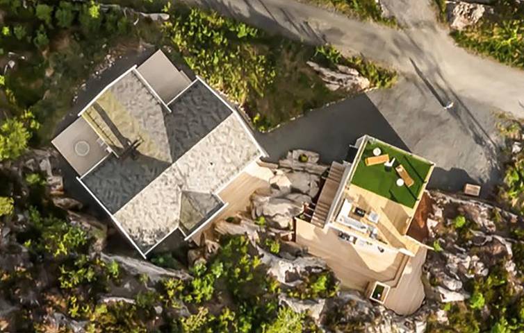 Ferienhaus für 8 Personen mit Ausblick in Risør
