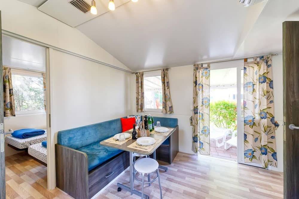 Feriendorf Benedetto Mobilehome Corallo Blue für 5 Personen in San Benedetto (Peschiera del Garda), Peschiera del Garda