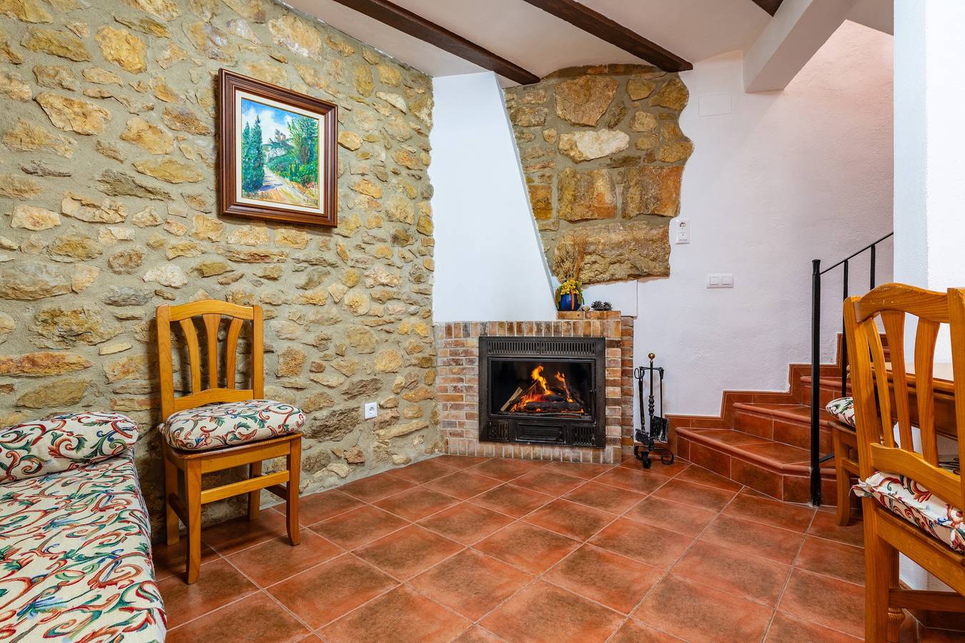 Finca 'Casa Yayo' mit Bergblick, Balkon und Wi-Fi in La Pobla de Benifassà, Massis dels Ports
