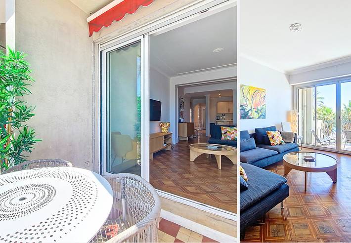 Appartement entier, N&J - Promenade Du Sud - Vue mer in Nice, Côte méditerranéenne (France)