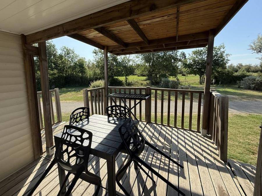 Camping Crin Blanc - Mobilheim 4 personen - Premium Dune 4 Personen - 2 Schlafzimmer, klimatisiert, Fernseher in Arles, Mittelmeerküste (Frankreich)