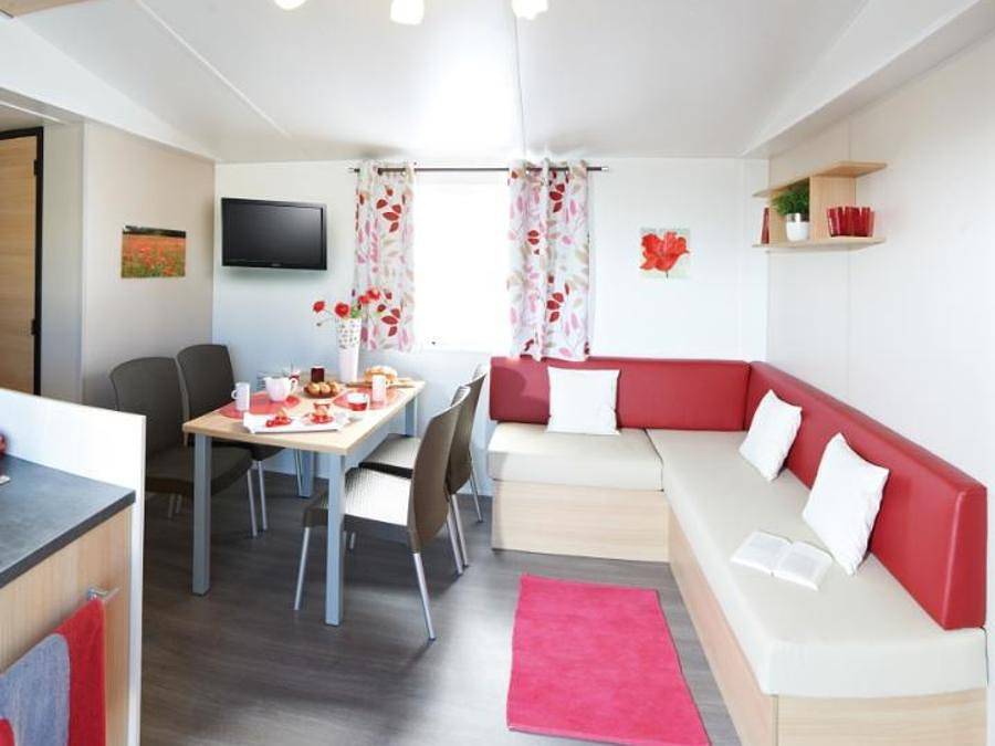 Camping Bel Air - Mobilheim 4 personen - Paradise klimatisiert Sonntag in Berrias-et-Casteljau, Cevennen