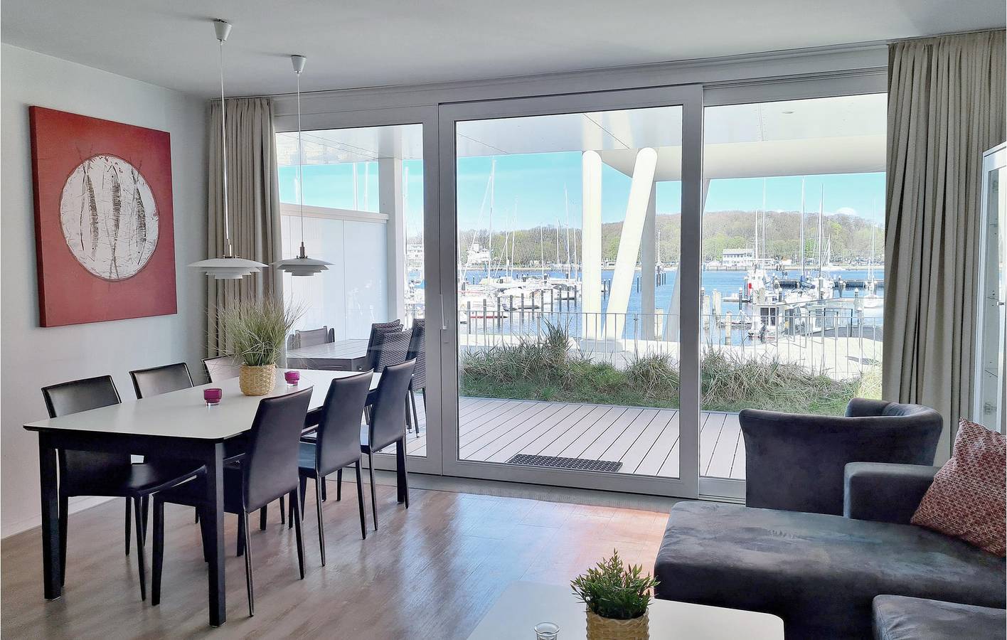 Ganze Ferienwohnung, Apartment mit Meerblick, 2,5 km zum Strand in Priwall, Lübecker Bucht