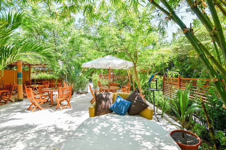 Ferienhaus für 3 Personen, mit Ausblick und Garten, mit Haustier auf den Malediven