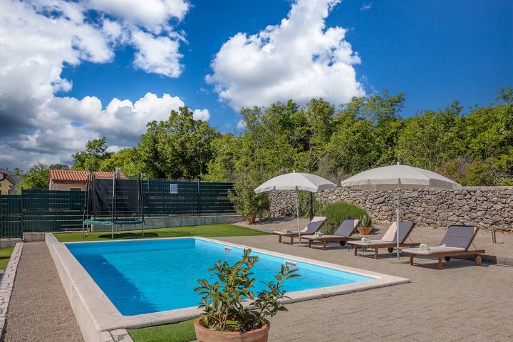 Ferienhaus für 5 Personen, mit Terrasse und Pool, mit Haustier - 1