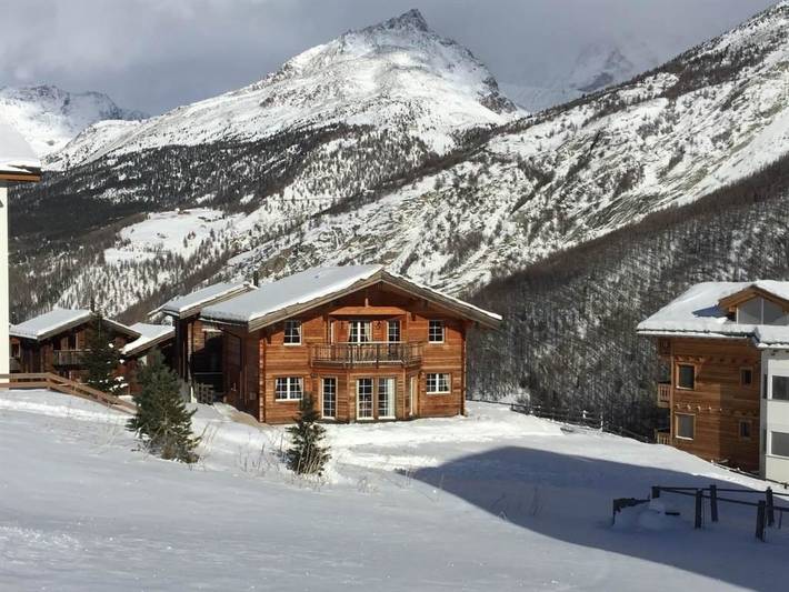 Apartamento para 8 personas, con Balcón además de Jardín y Sauna en Saas Fee