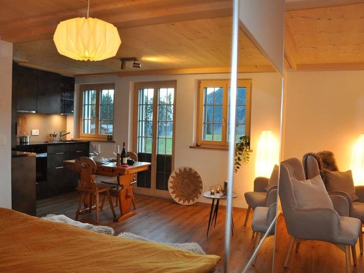Appartement entier, Tüllerhus Studio in Saanenmöser, Saanen