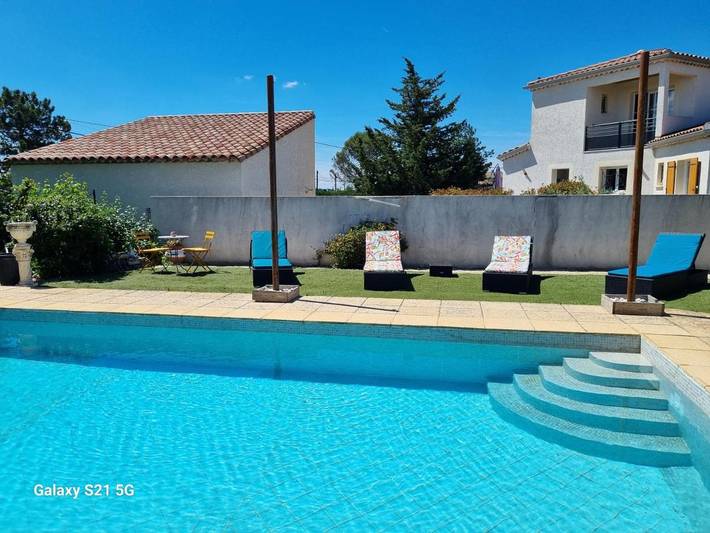 Maison d’hôte pour 2 personnes, avec Terrasse ainsi que Jardin et Piscine