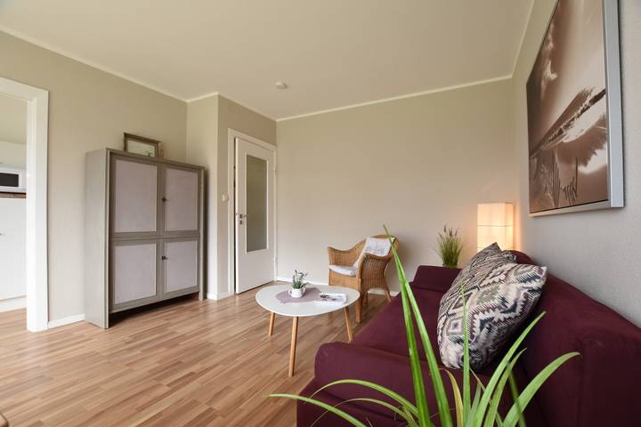 Bungalow für 3 Personen, mit Terrasse und Garten