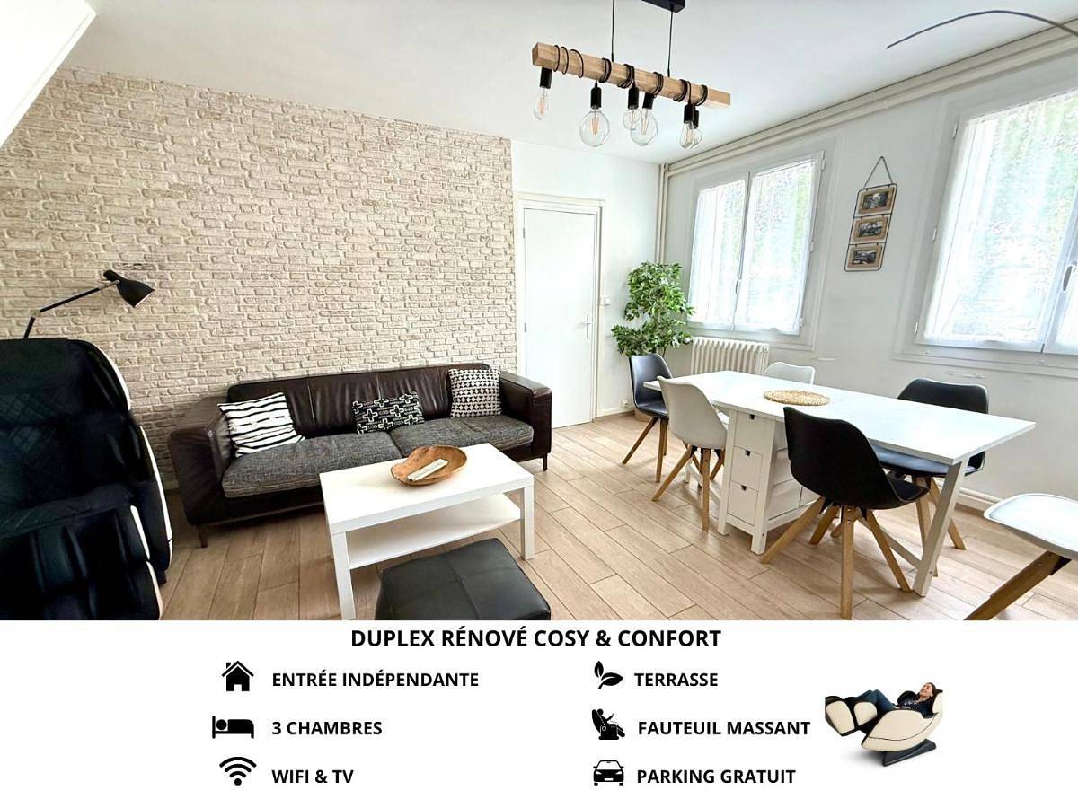 Appartement entier, L'Ideal cosy & cocooning proche de Fontainebleau in Samois-sur-Seine, Seine-et-Marne