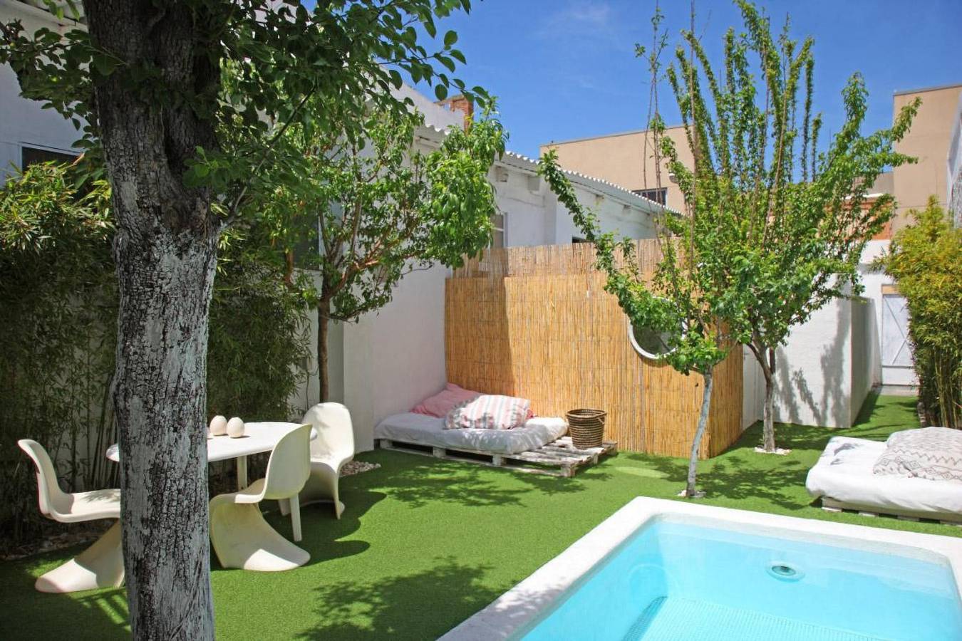 Villa für 3 Personen mit Garten in Barcelona Zentrum, Barcelona