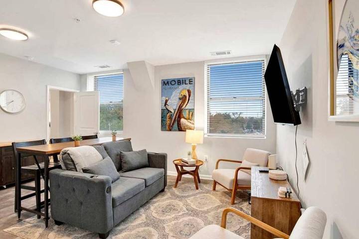 Appartement de vacances pour 3 personnes, avec jardin