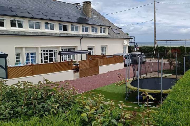 Appartement de vacances pour 6 personnes, avec terrasse ainsi que jardin et sauna