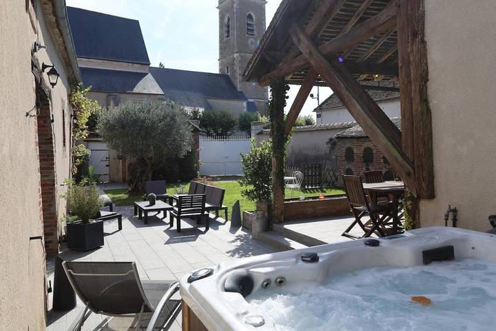 Maison de vacances pour 8 personnes, avec terrasse et jacuzzi