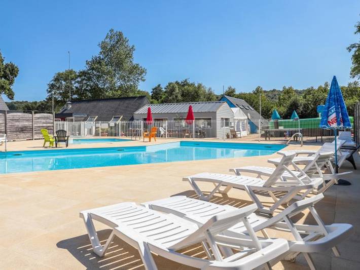 Camping Baie de Terenez - Mobilheim 4 personen - Lodge Grand Confort Sterec in Plouezoc'h, Ceinture Dorée