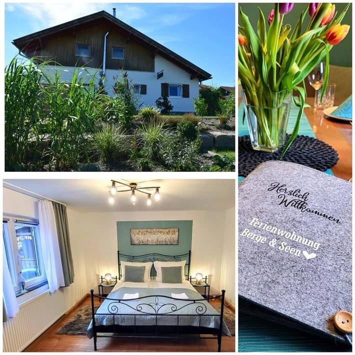 Ferienwohnung für 6 Personen, mit Terrasse und Garten sowie Ausblick in Hohenpeißenberg