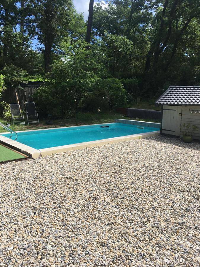 Maison de campagne pour 2 personnes, avec piscine ainsi que jardin et vue, animaux acceptés à Vagnas - 4