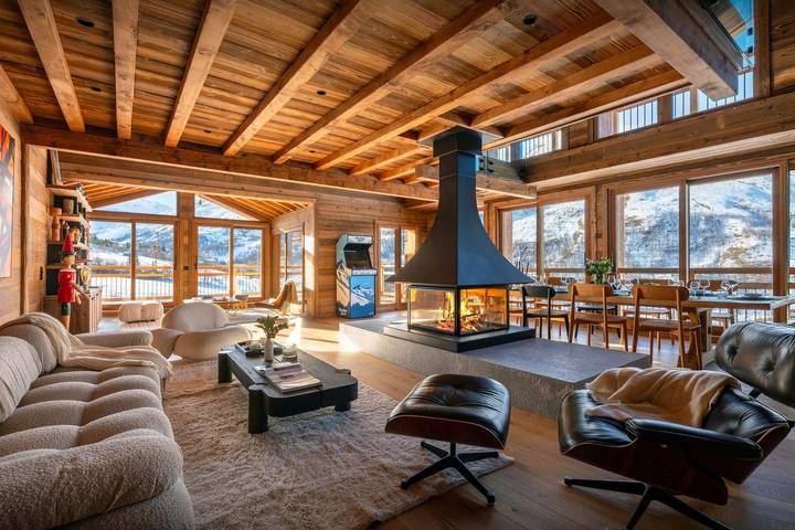 Chalet für 14 Personen, mit Whirlpool und Sauna sowie Terrasse, kinderfreundlich in Les Menuires - 2
