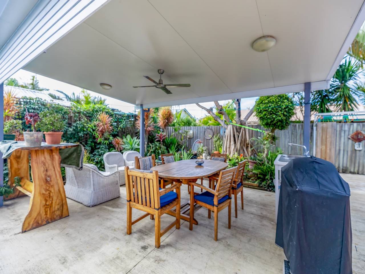 Apartamento entero, La pequeña cabaña azul - Apartamento de abuelas de Marcoola in Mudjimba, Sunshine Coast